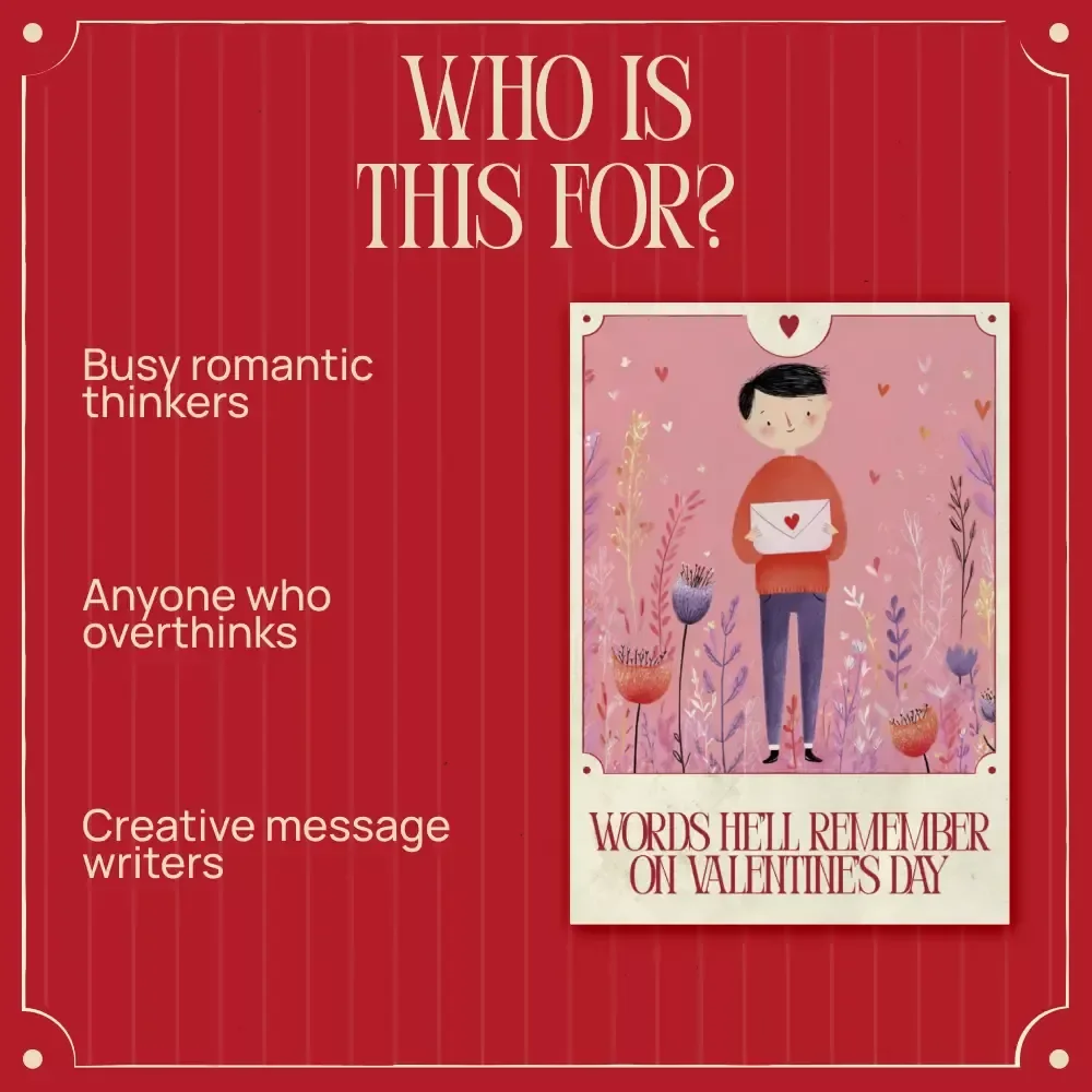 Words He’ll Remember on Valentine’s Day – A Personal Guide to Valentine’s Day Messages for Boyfriend, Heartfelt Love Notes, Romantic Message Writing Help