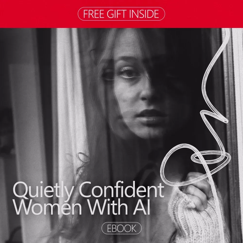 Quietly Confident Women With AI – Ebook Guide on how to build confidence for women using ai, Self-Trust, Identity & Inner Strength
