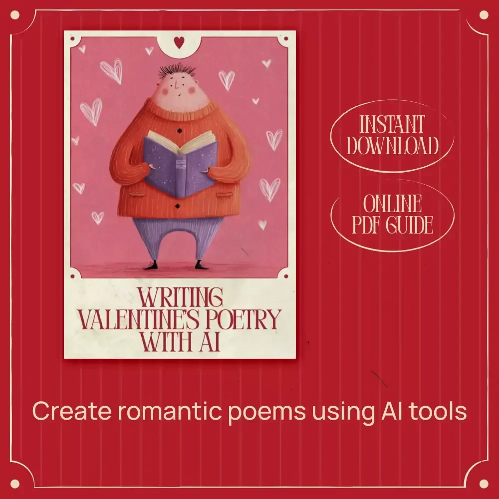 Writing Valentine’s Poetry with AI – Romantic Digital Guide on how to write poetry with ai for Love Letters, Poems & Creative Valentine Messages