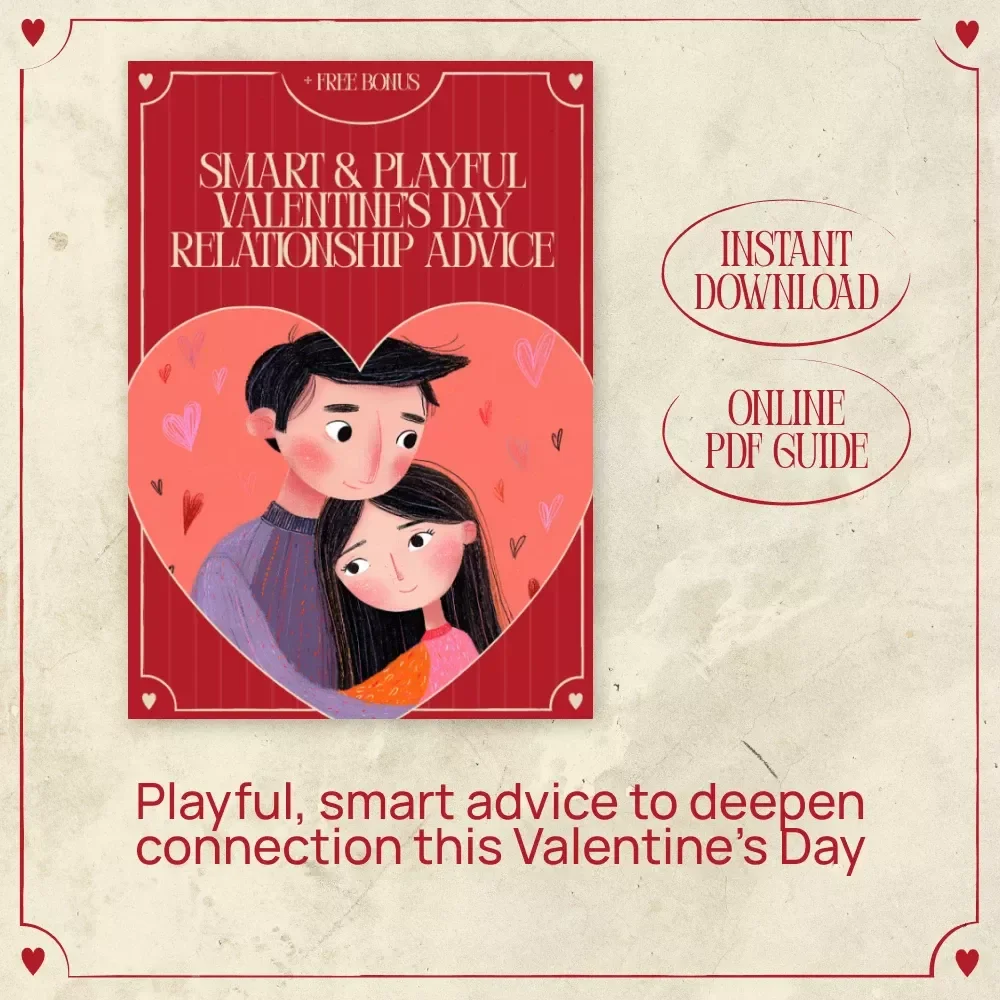 Smart & Playful Valentine’s Day Relationship Advice Ebook | Modern Valentine’s Day Relationship Advice Guide for Couples Who Want Fun, Connection & Real Results