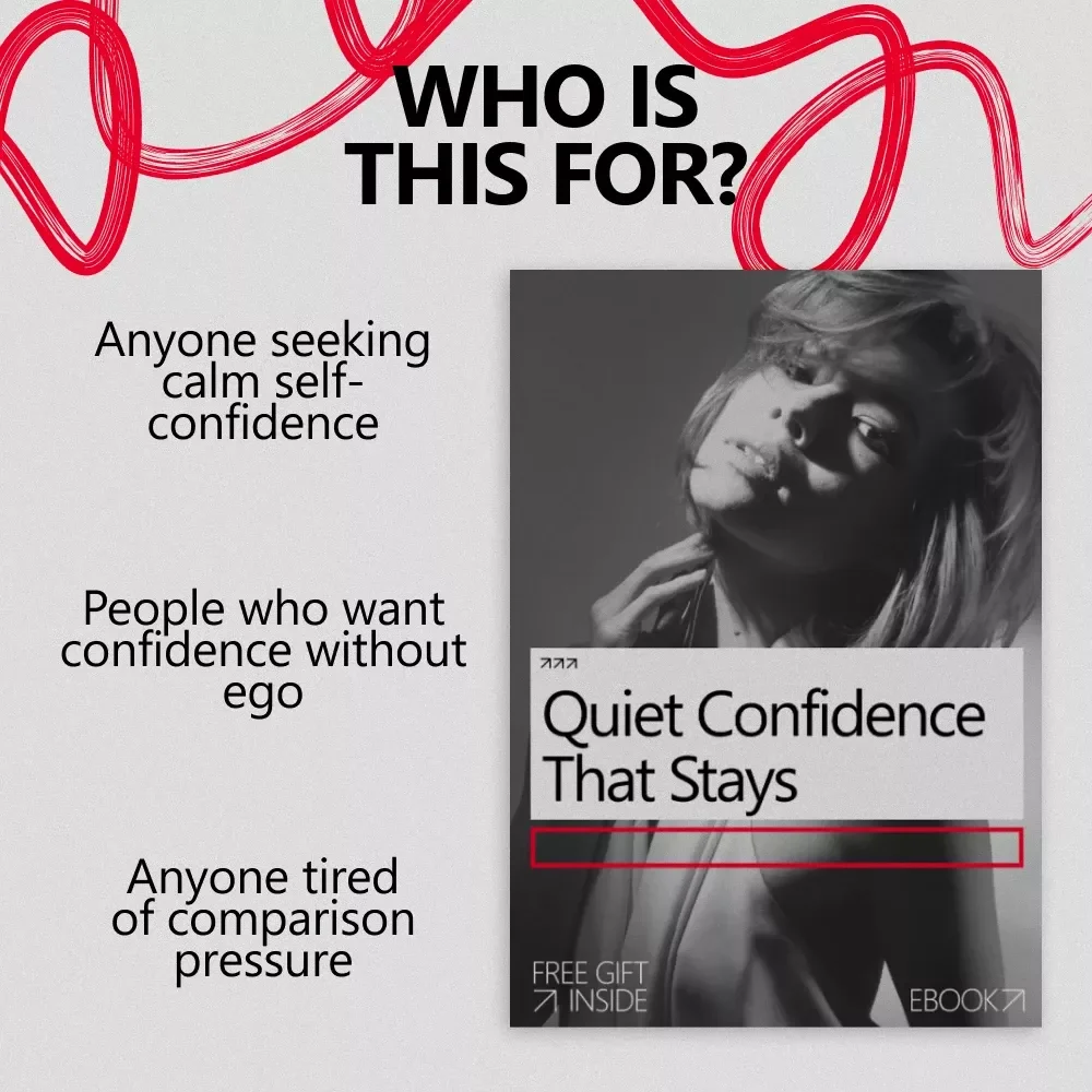 Quiet Confidence That Stays | eBook on Inner Stability, Calm Self-Belief & Confidence That Lasts vs Temporary Ego Boosts