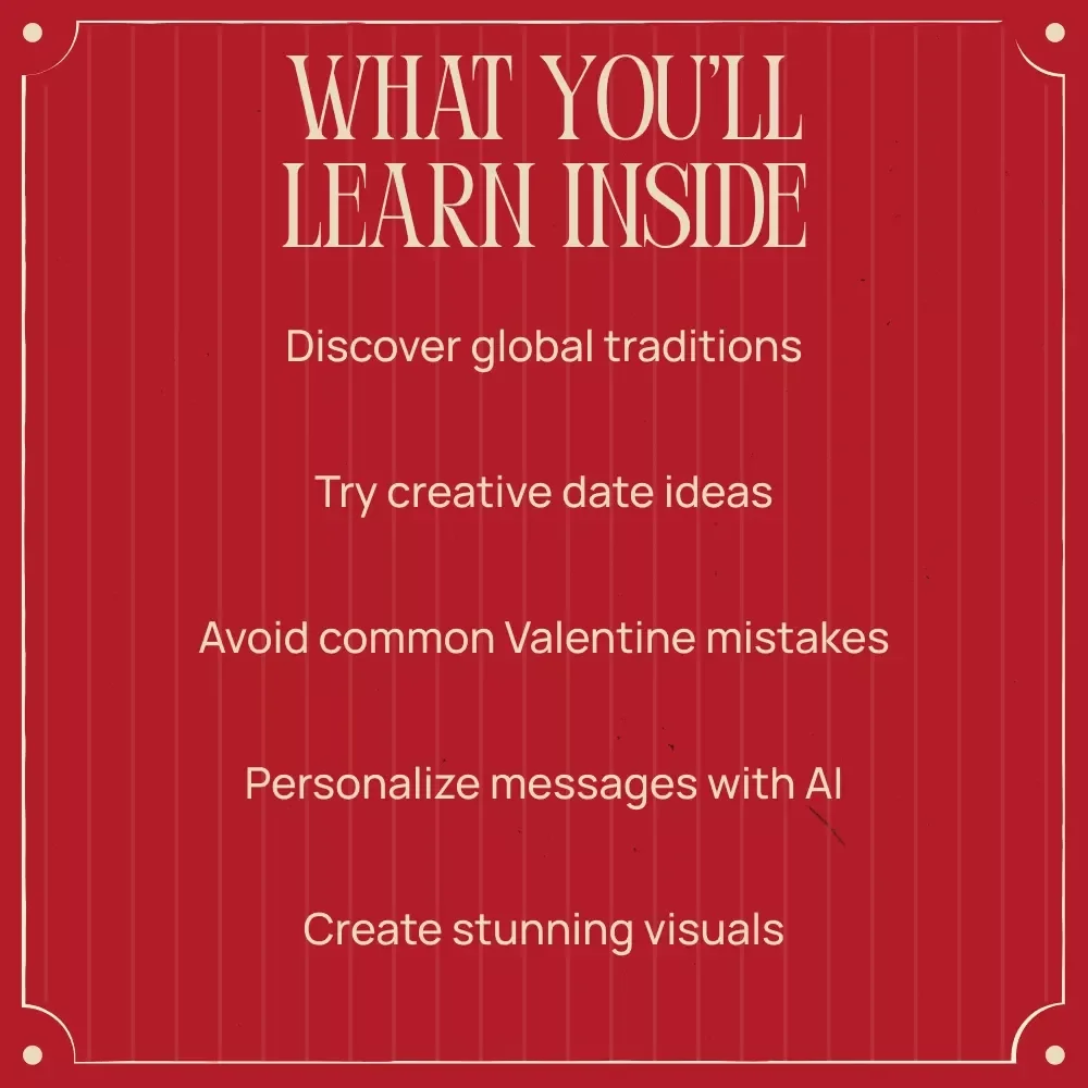 Hearts Across the Globe – Valentine’s Day Traditions Around World Guide | Romantic Global Love Customs, Date Ideas & Creative Inspiration