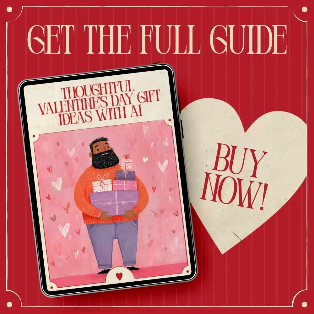 Thoughtful Valentine’s Day Gift Ideas with AI – Ebook Guide for Thoughtful Valentine’s Day Gifts AI Ideas, Personalized & Creative Digital Gifting
