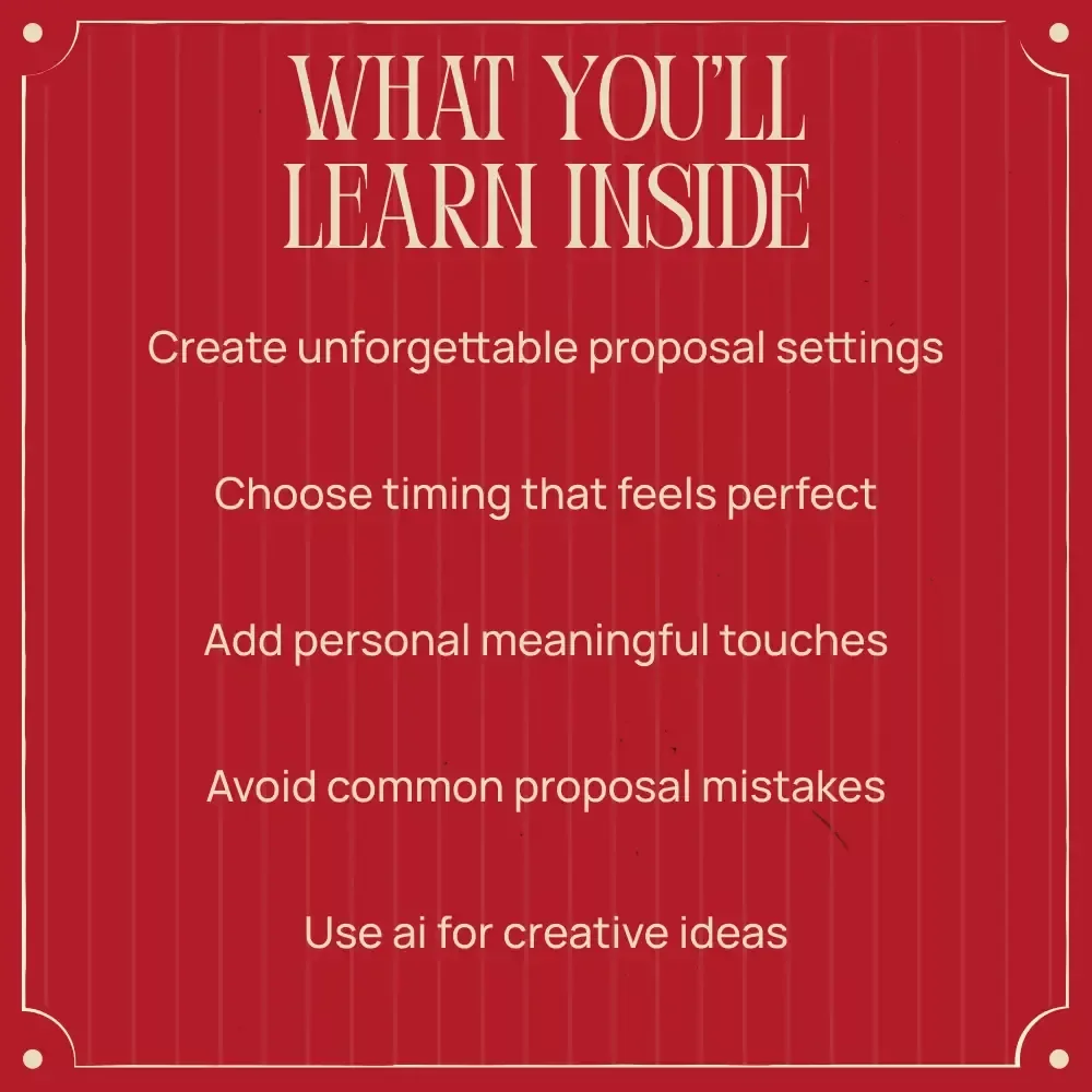 Creative Valentine’s Day Proposal Ideas – Romantic Guide for Memorable Engagement Moments | Valentine’s Day Proposal Ideas