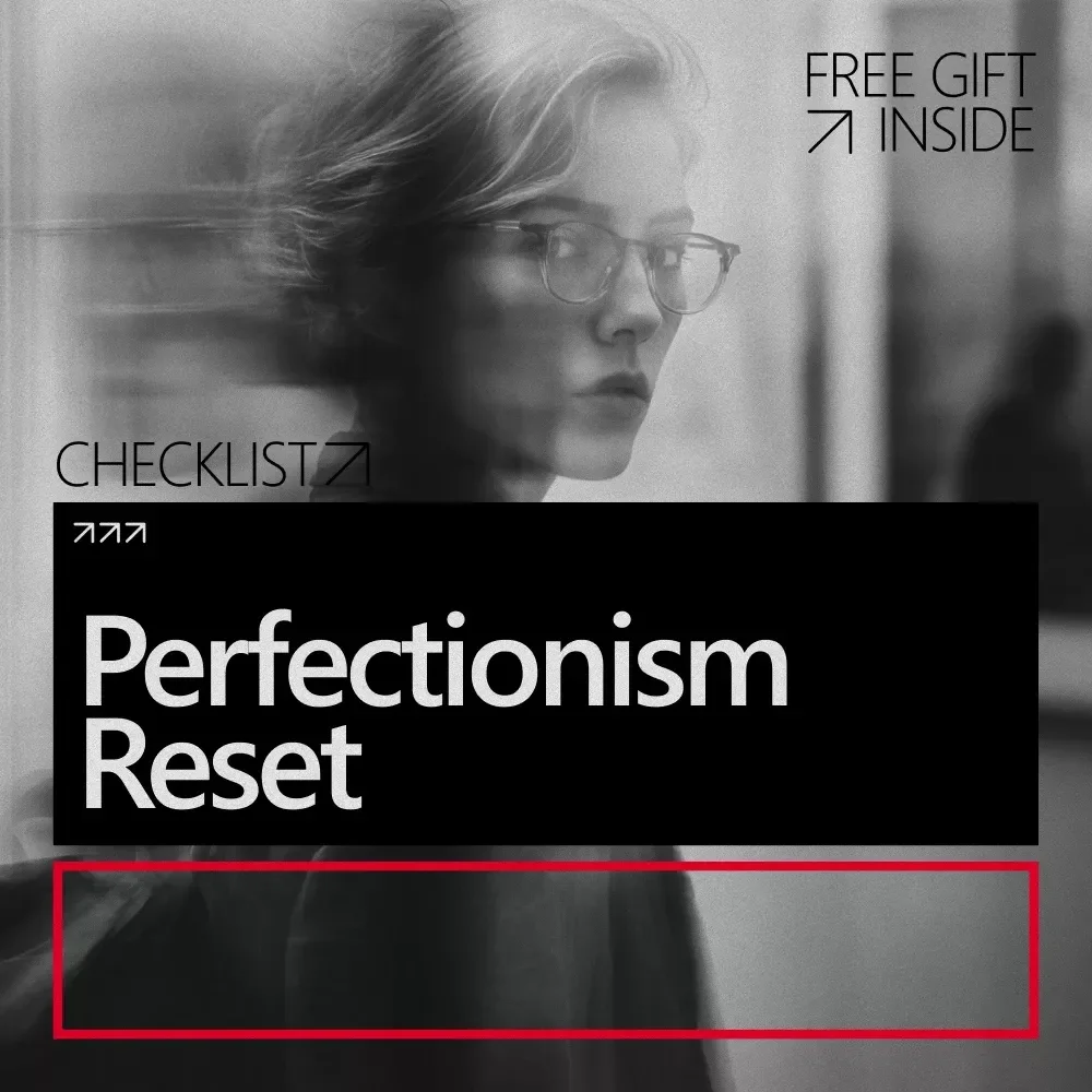 Perfectionism Reset – Perfectionist Traits Checklist for Overthinkers, High Achievers & Creatives | Digital Download
