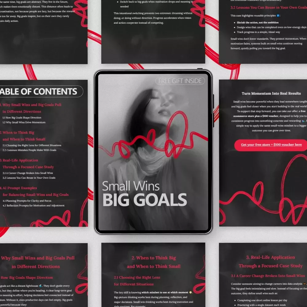 Small Wins, Big Goals: A Powerful Guide to Balancing Momentum and Ambition