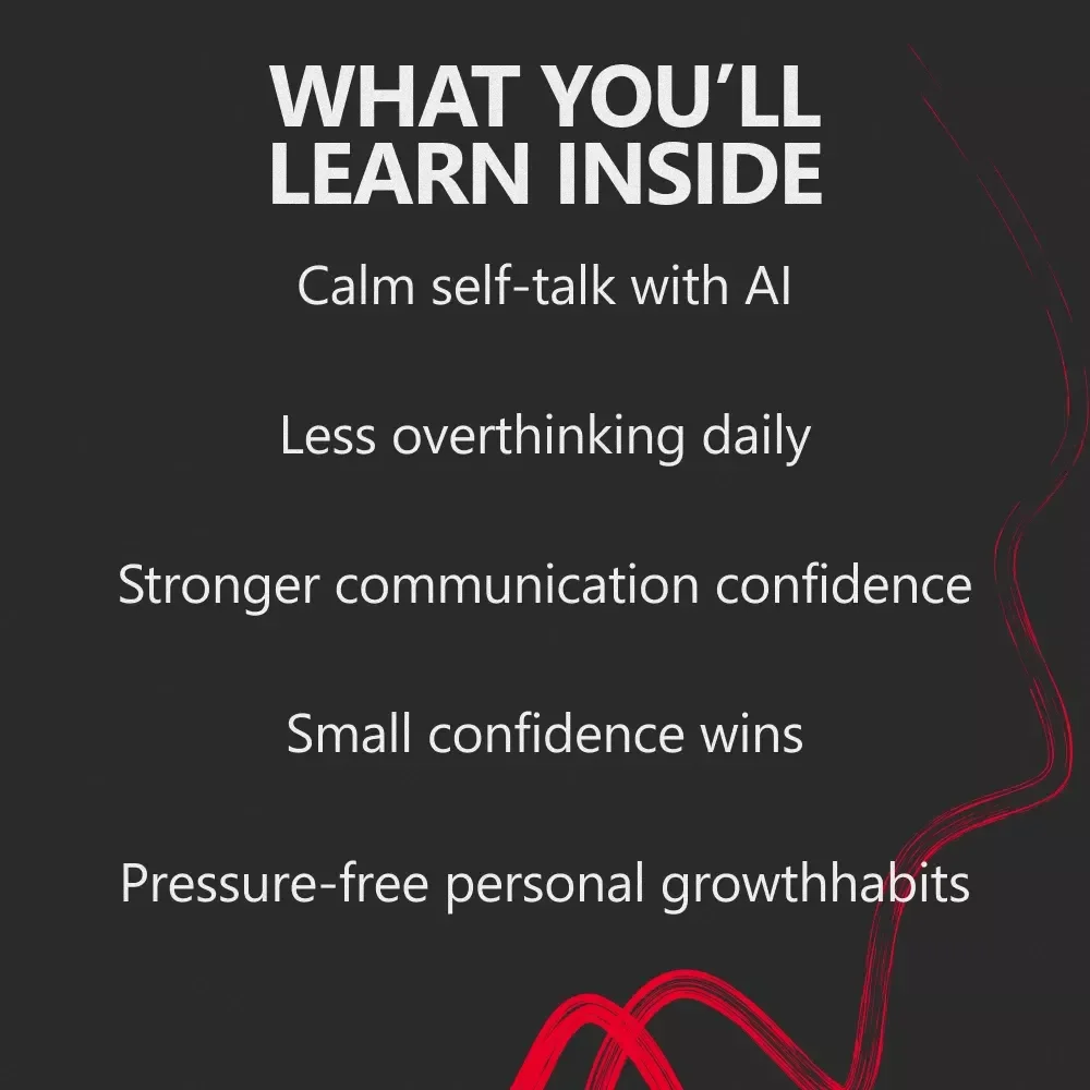 Quiet Confidence With AI – Practical Guide on how to build everyday confidence using ai for Calm Self-Belief & Daily Wins