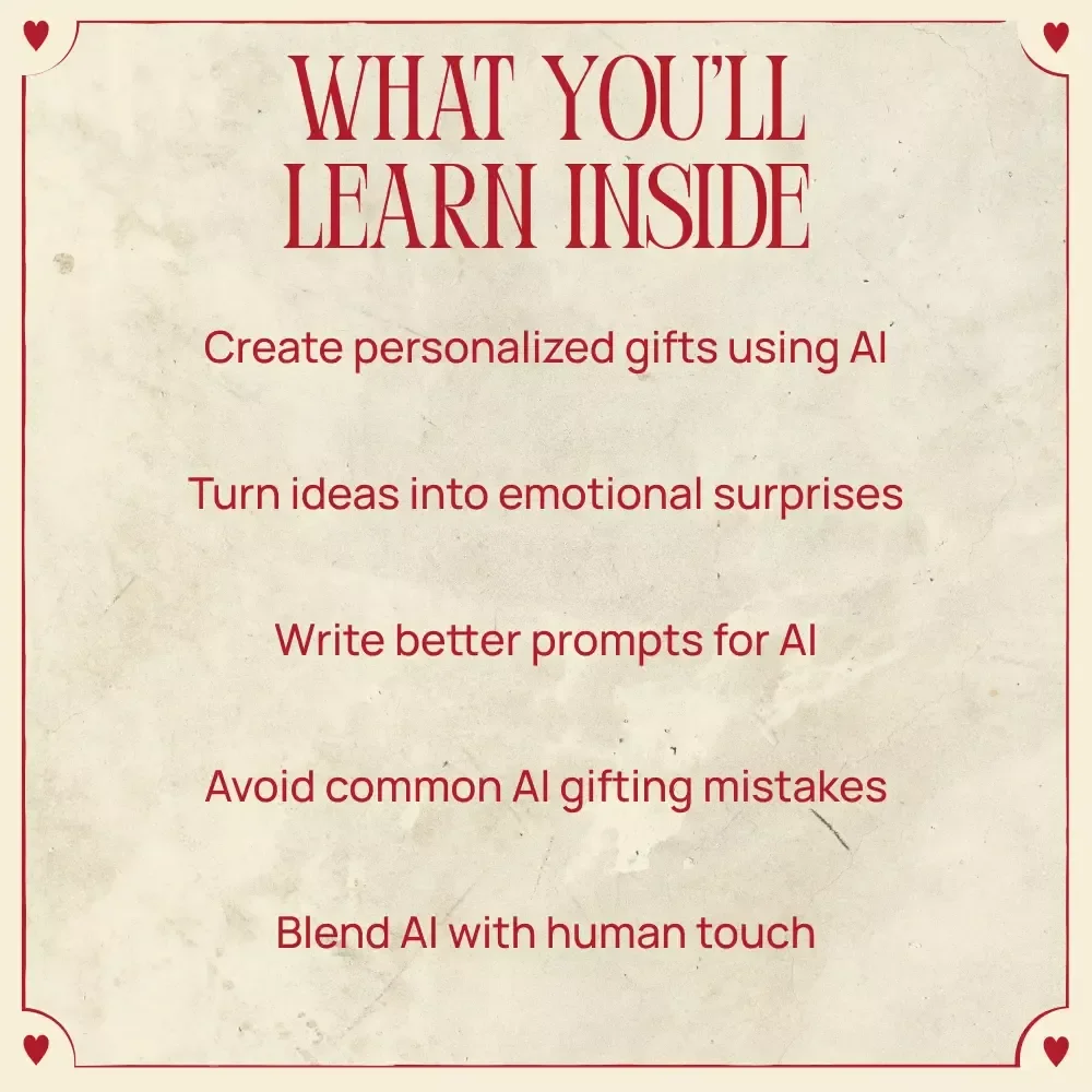 Meaningful Valentine’s Gifts Using AI | Romantic, Personalized & Creative Guide for meaningful valentine’s gifts with ai