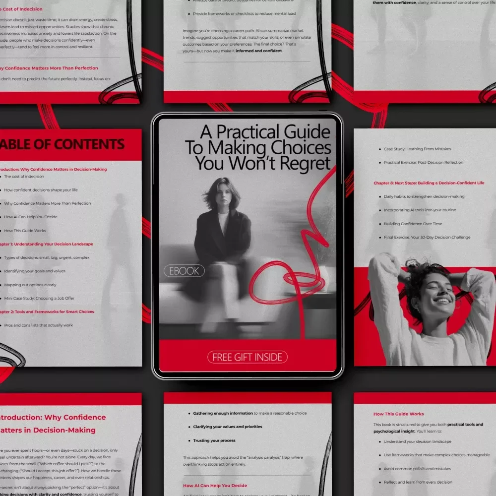 A Practical Guide to Making Choices You Won’t Regret: How to Make a Decision Confidently