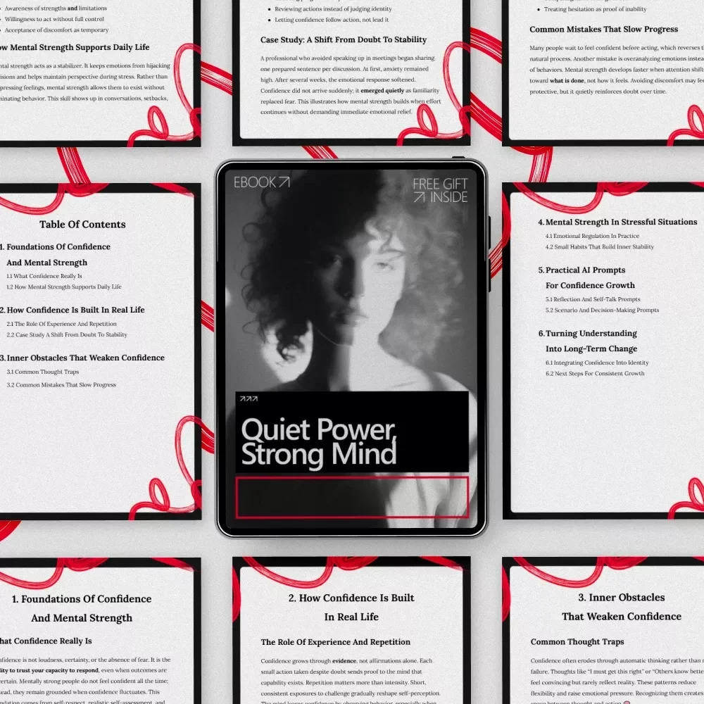 Quiet Power, Strong Mind – A Practical eBook on Confidence and Mental Strength Explained for Calm Self-Belief & Inner Stability