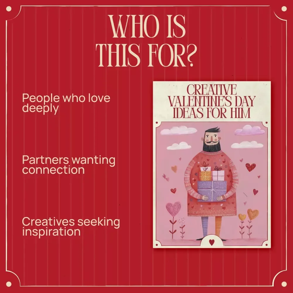 Creative Valentine’s Day Ideas for Him | Romantic & Unique valentine’s day gift ideas for him | Digital eBook Guide