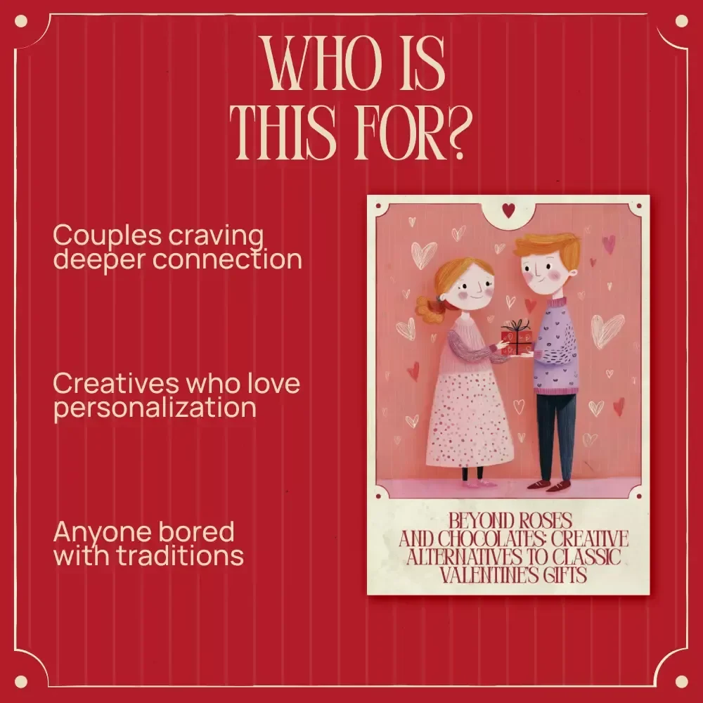 Beyond Roses and Chocolates: Creative Alternatives to Classic Valentine’s Gifts – Thoughtful, Modern Romance eBook for Unforgettable Experiences