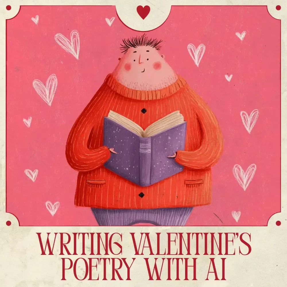 Writing Valentine’s Poetry with AI – Romantic Digital Guide on how to write poetry with ai for Love Letters, Poems & Creative Valentine Messages