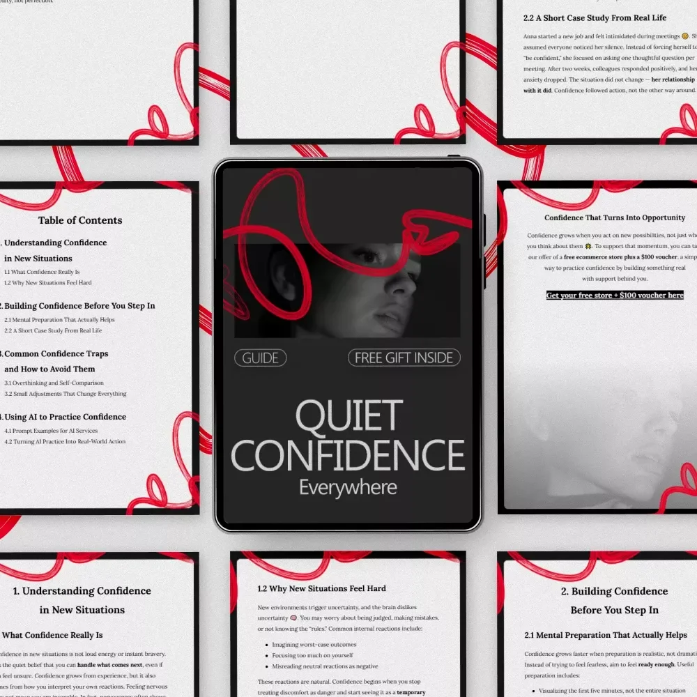 Quiet Confidence Everywhere – A Practical Guide on how to feel confident in new situations, Social Settings, Work, and Everyday Life