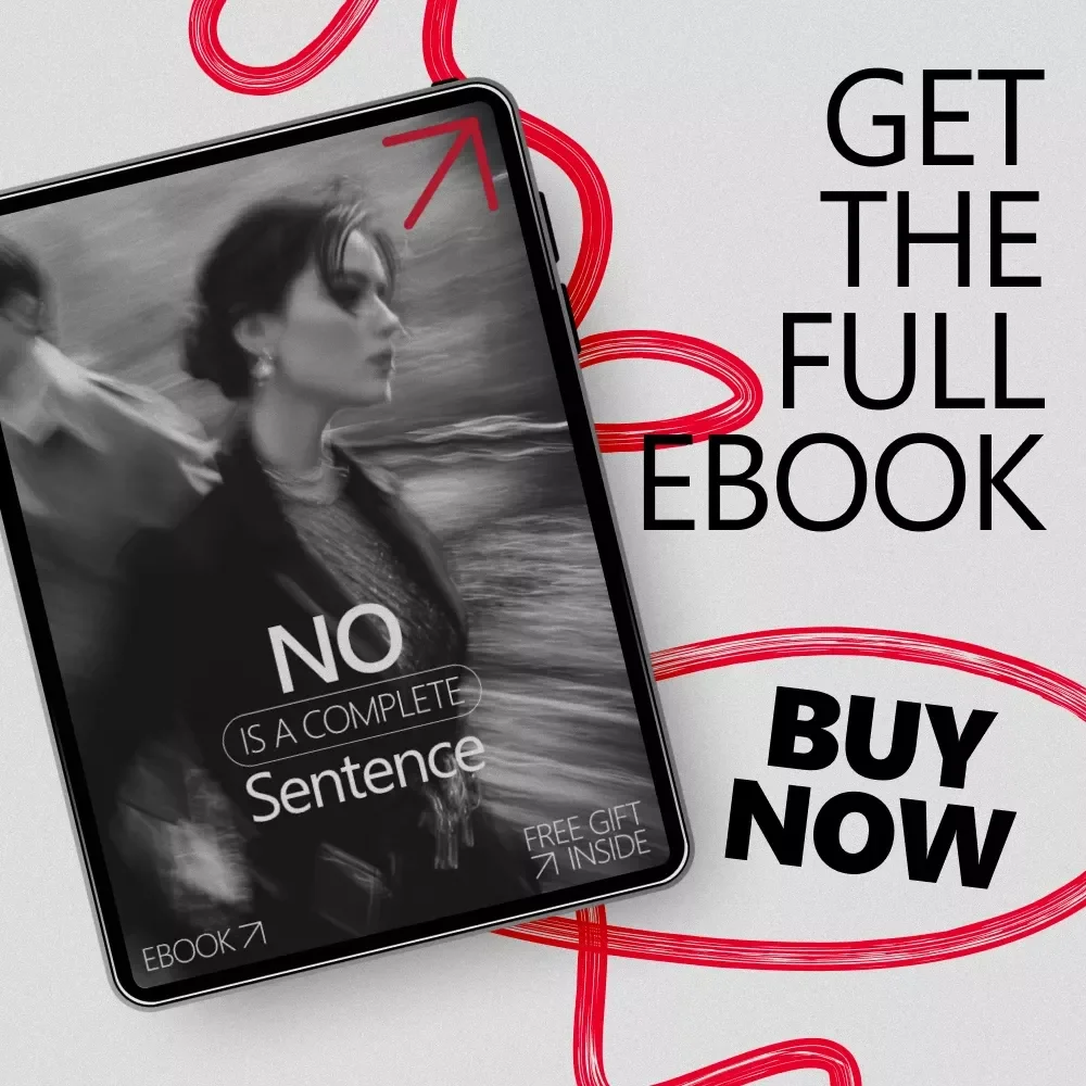 No Is a Complete Sentence | Ebook Guide on Boundaries & How to Say No Without Feeling Guilty