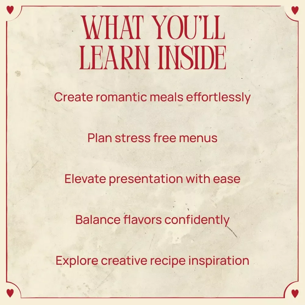 Valentine’s Day Recipes That Impress Without Stress – Easy Romantic Meals, Desserts & Drinks | Valentine’s Day Easy Recipes eBook Digital Download