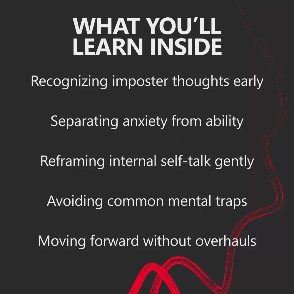 You’re Not Insecure, You’re Underrating Yourself – An Insightful eBook on Signs You Have Imposter Syndrome (Not Low Confidence)
