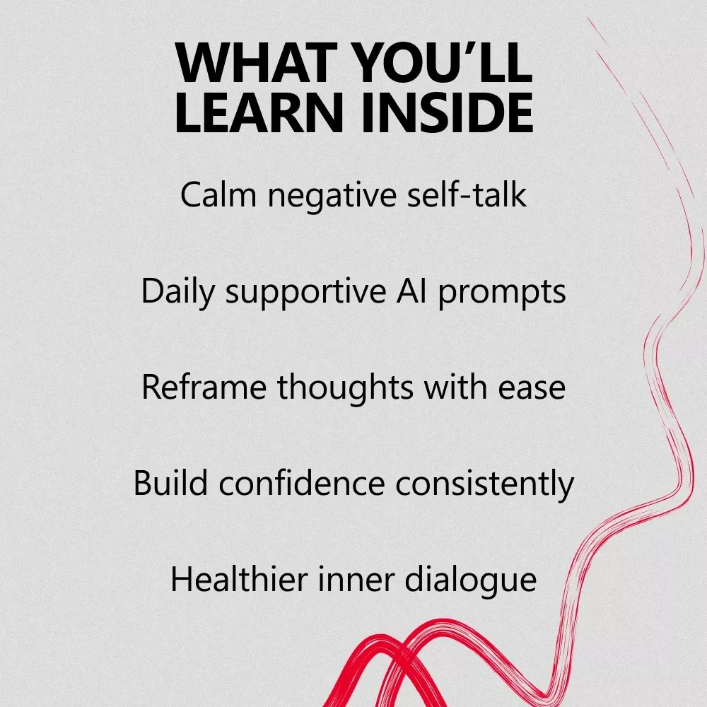 Quieting the Inner Critic With AI Support – Practical Guide for Inner Critic Management With AI, Self-Talk Reframing & Confidence-Building Prompts