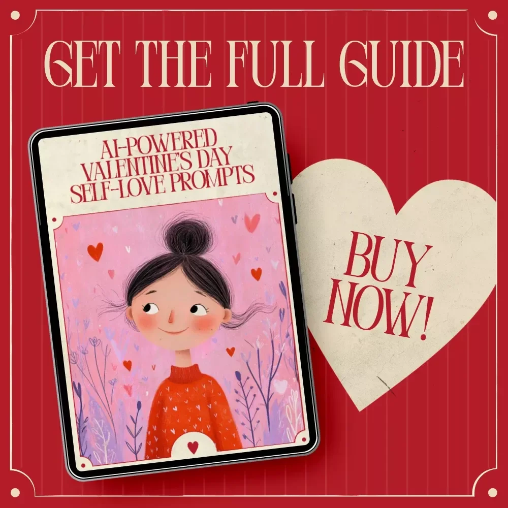 AI-Powered Valentine’s Day Self-Love Prompts – Guided Self-Care & Reflection Workbook | Digital Guide for Healing, Confidence & Mindfulness