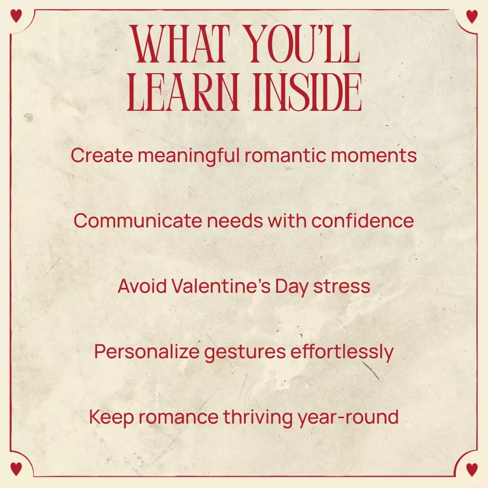 Smart & Playful Valentine’s Day Relationship Advice Ebook | Modern Valentine’s Day Relationship Advice Guide for Couples Who Want Fun, Connection & Real Results