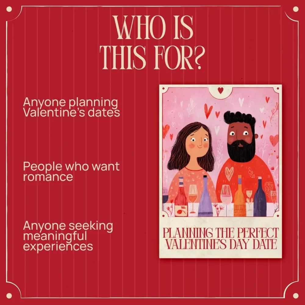 Planning the Perfect Valentine’s Day Date | Romantic Date Planning eBook Guide | How to Plan Valentine’s Day Date with Meaning, Ease & Personal Touch