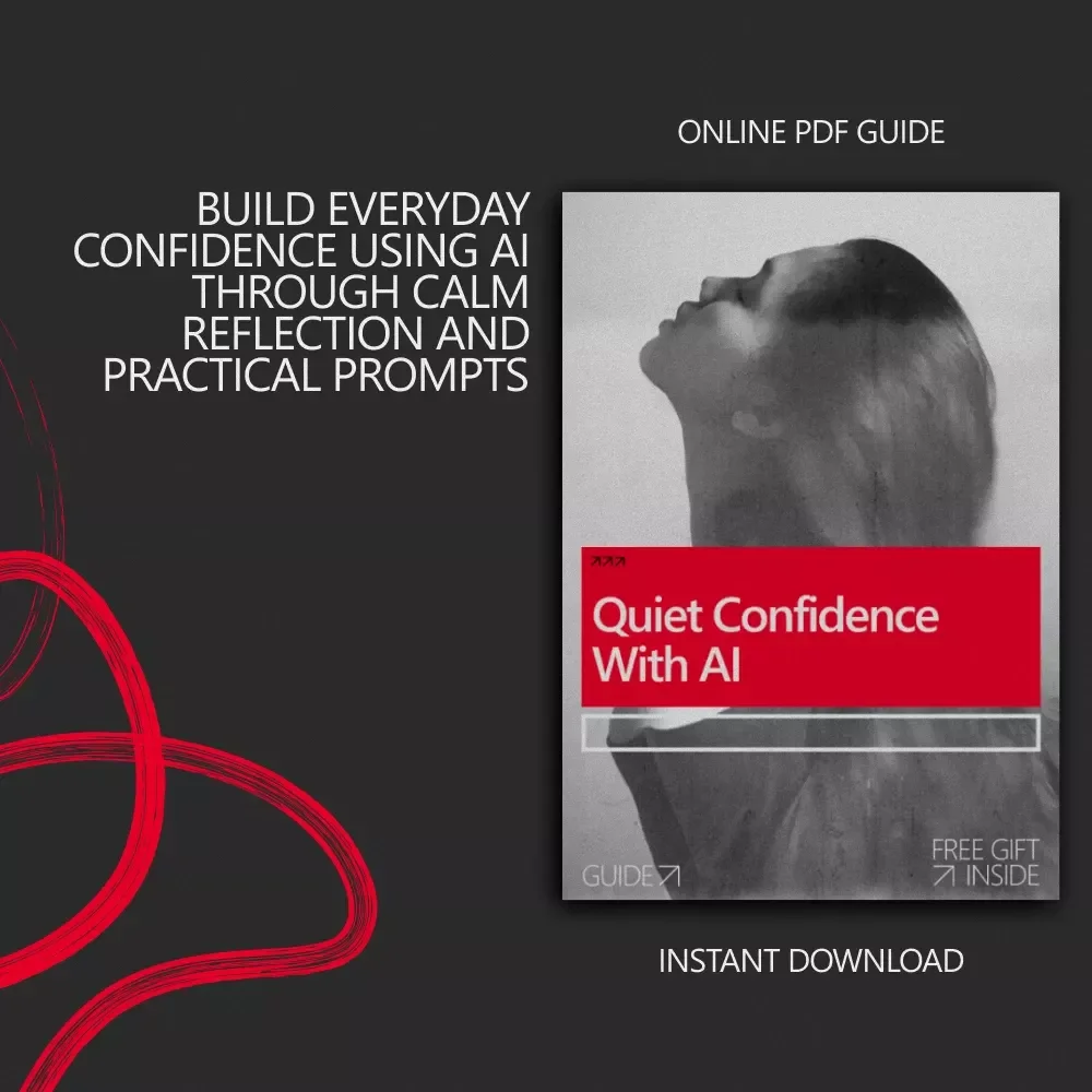 Quiet Confidence With AI – Practical Guide on how to build everyday confidence using ai for Calm Self-Belief & Daily Wins