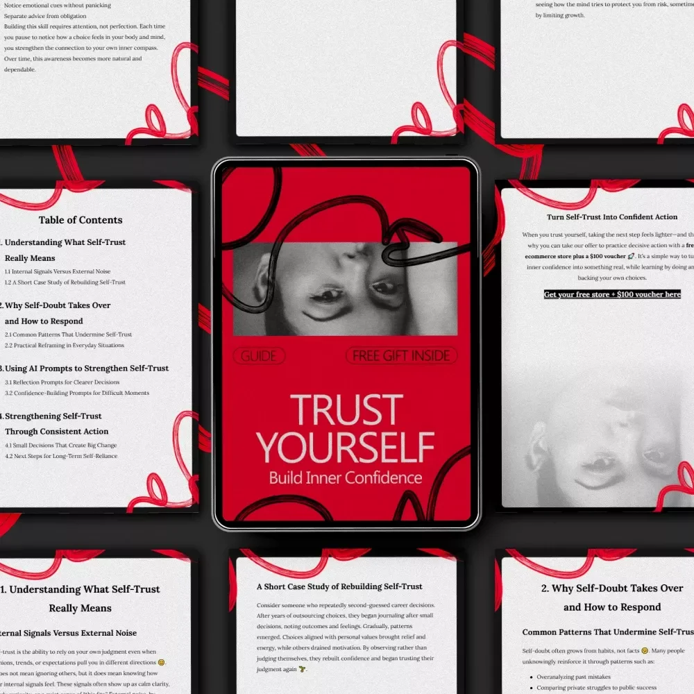 Trust Yourself, Build Inner Confidence – A Practical Guide on how to trust yourself more, Strengthen Self-Belief & Make Confident Decisions