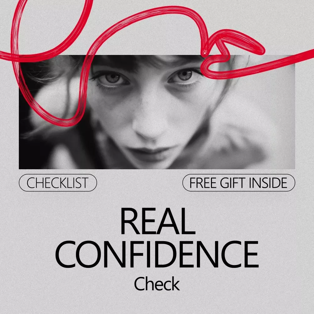 Real Confidence Check – Real vs Fake Confidence Checklist for Self-Awareness, Calm Communication & Grounded Personal Growth (Instant Digital Download)