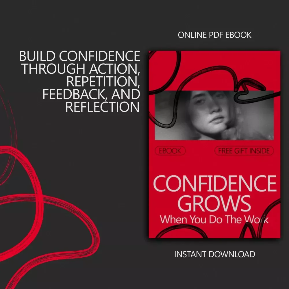 Confidence Grows When You Do the Work | Ebook Guide on How Confidence Improves With Real Life Practice | Practical Confidence Building Download