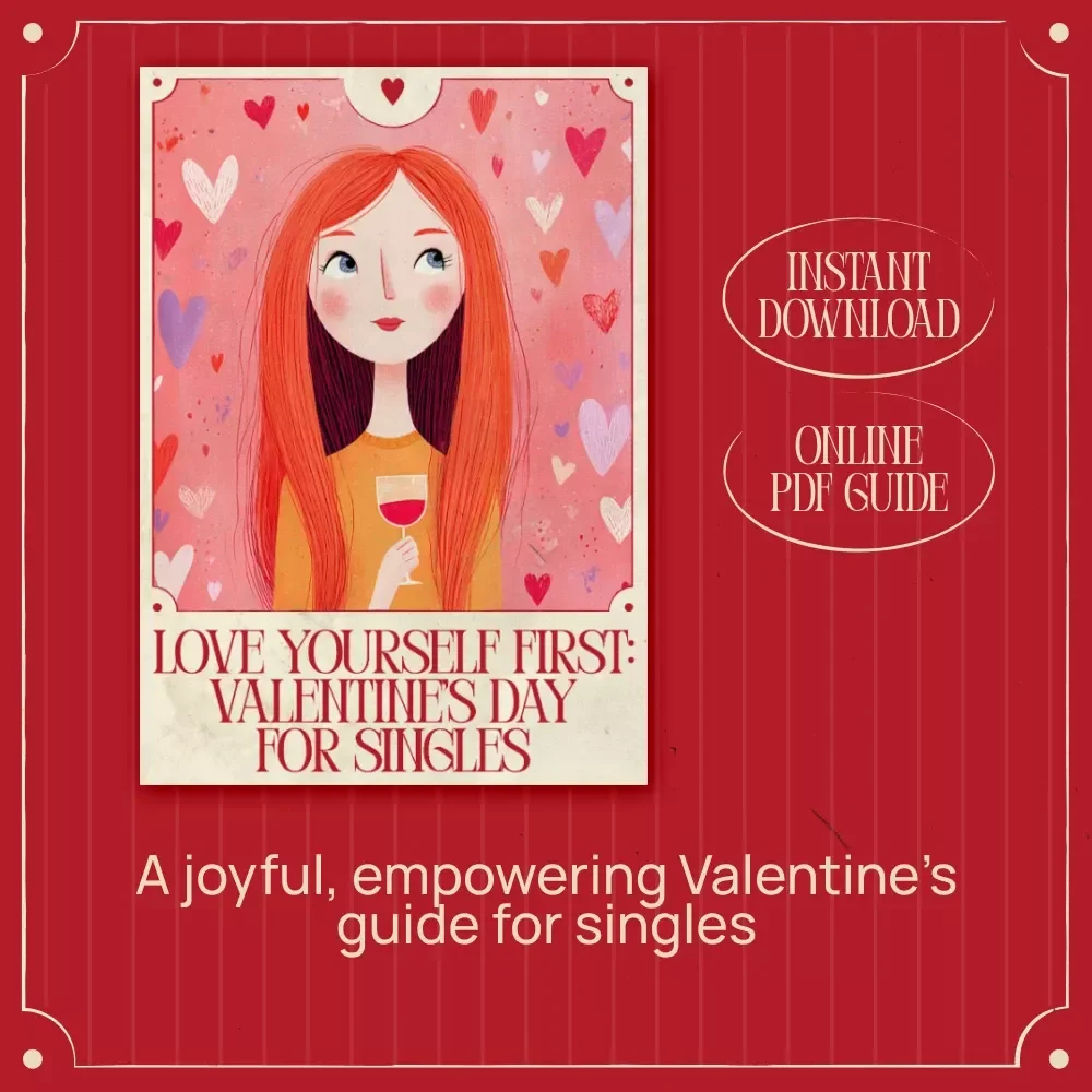 Love Yourself First: Valentine’s Day for Singles – Empowering Ebook with Valentine’s Day for Singles Ideas, Self-Love Rituals, Solo Dates & AI-Inspired Plans (Digital Download)