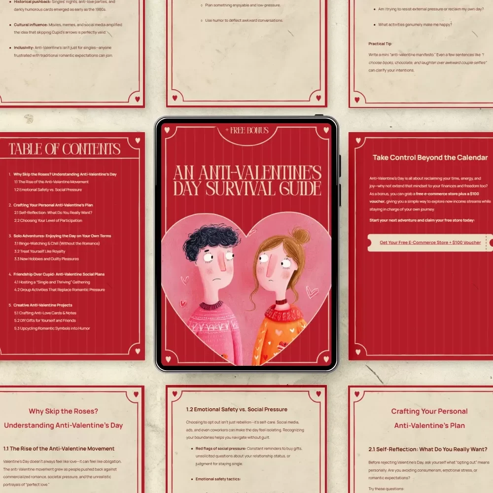 An Anti-Valentine’s Day Survival Guide – A Bold, Empowering Ebook with Anti Valentine’s Day Things to Do for Singles, Rebels & Self-Love Seekers