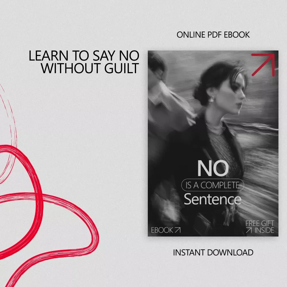 No Is a Complete Sentence | Ebook Guide on Boundaries & How to Say No Without Feeling Guilty
