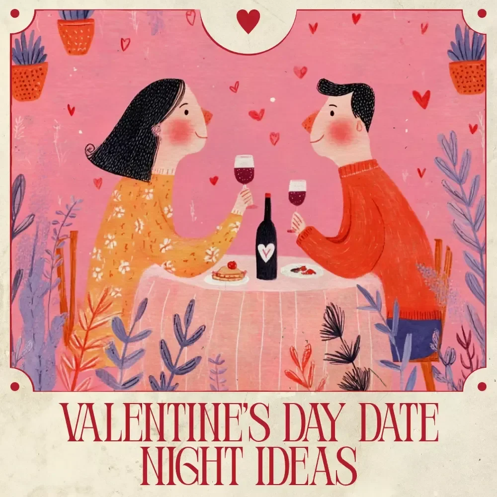 Valentine’s Day Date Night Ideas | Romantic & Creative Date Guide Ebook | Ultimate valentine’s day date night ideas for Couples