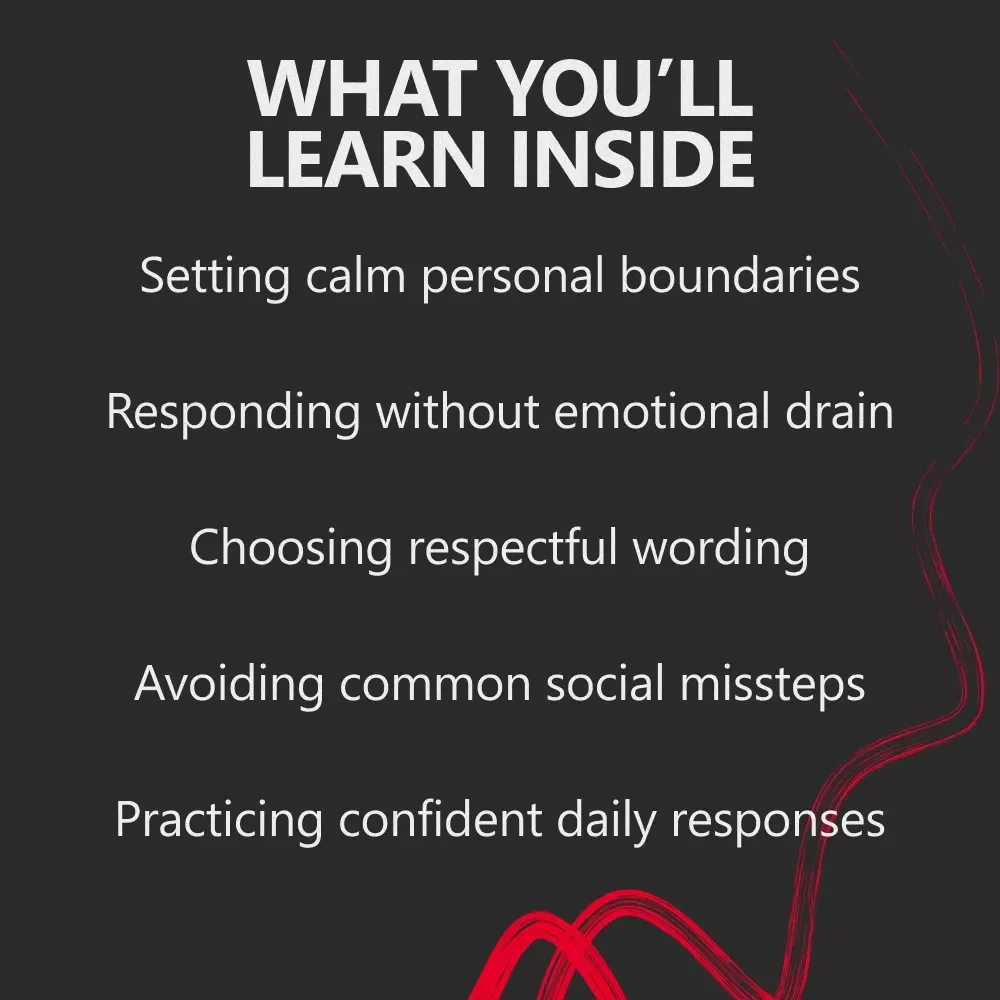The Art of Saying No Gracefully – A Practical Guide to Saying No to Social Invitations With Confidence, Boundaries & Calm Communication
