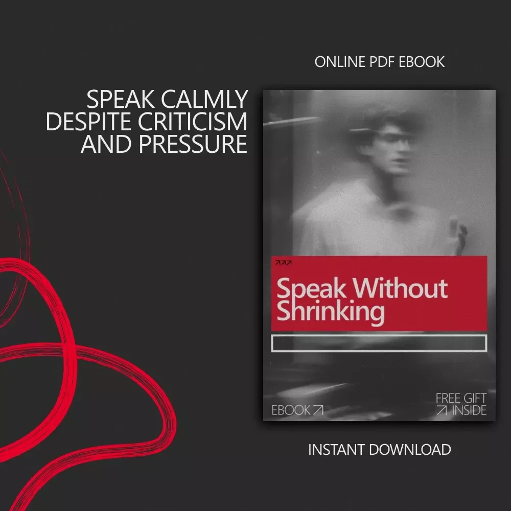 Speak Without Shrinking: A Practical eBook on how to speak up without fear of criticism, Build Confidence at Work & in Life