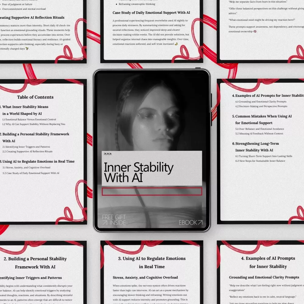 Inner Stability With AI – A Practical eBook Guide on How to Build Inner Stability With AI, Emotional Balance, Clarity, and Calm in a Tech-Driven World