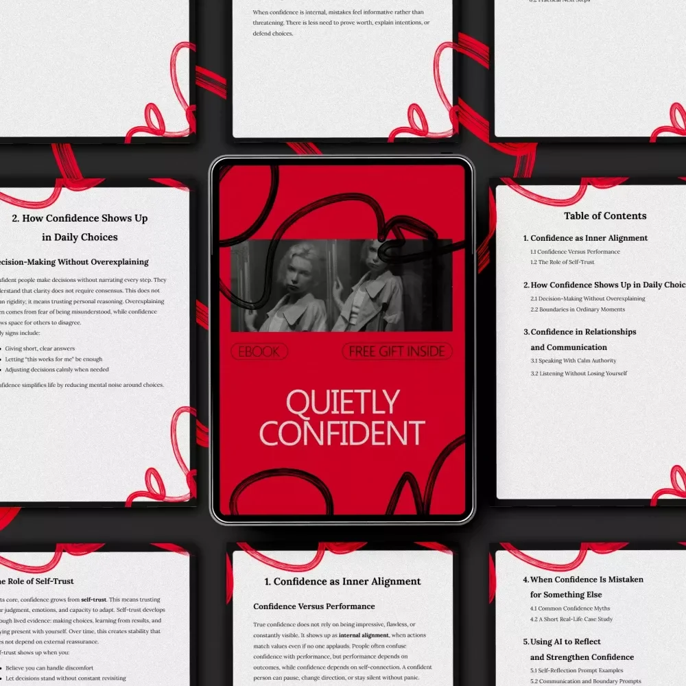 Quietly Confident: A Digital Guide to Building Lasting Confidence, Strengthening Boundaries, and Making Empowered Decisions