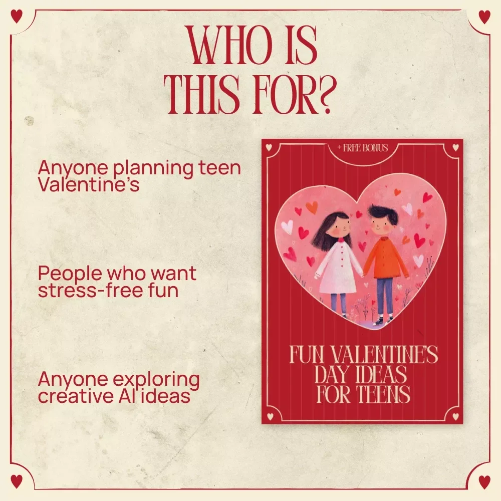 Fun Valentine’s Day Ideas for Teens – A Creative, Stress-Free Guide Packed with Valentine’s Day for Teens Ideas, DIY Gifts, Activities & Digital Inspiration