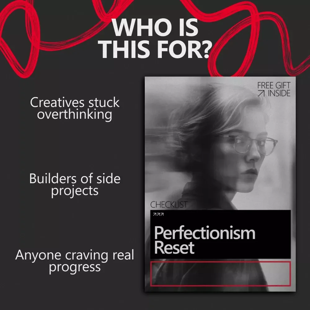 Perfectionism Reset – Perfectionist Traits Checklist for Overthinkers, High Achievers & Creatives | Digital Download