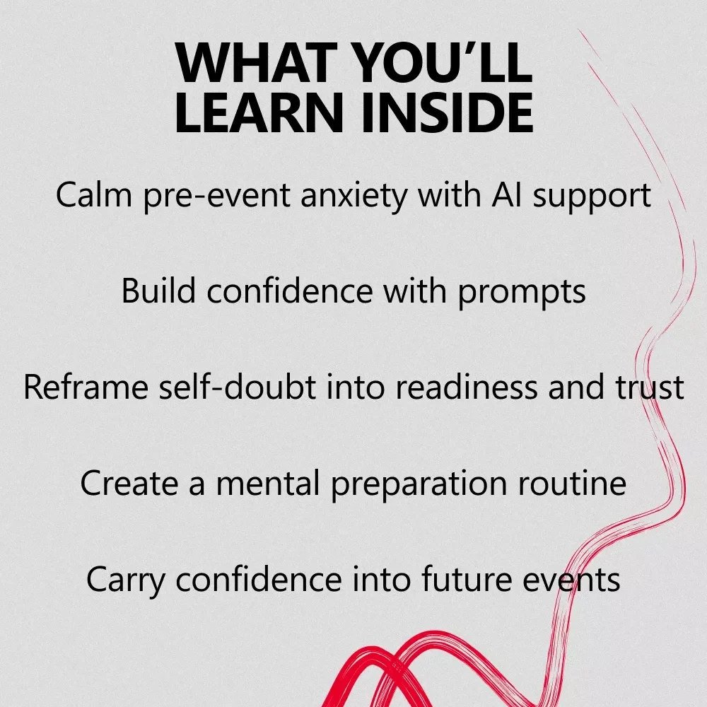Calm, Confident, Ready With AI: The Ultimate Guide to Overcoming Event Anxiety and Building Unshakable Confidence