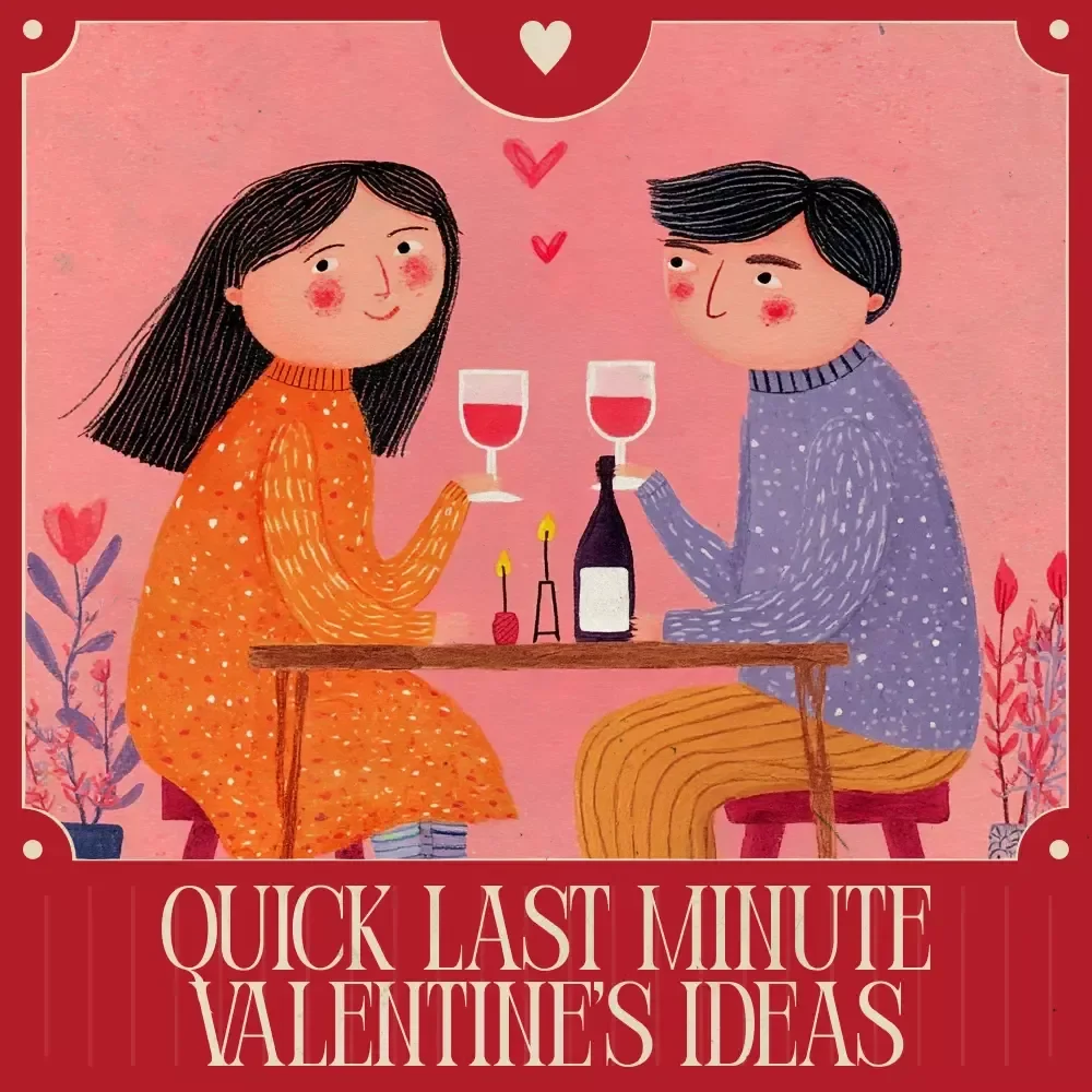 Quick Last Minute Valentine’s Ideas | Easy, Thoughtful Guide for Last Minute Valentine’s Day Ideas That Still Feel Personal