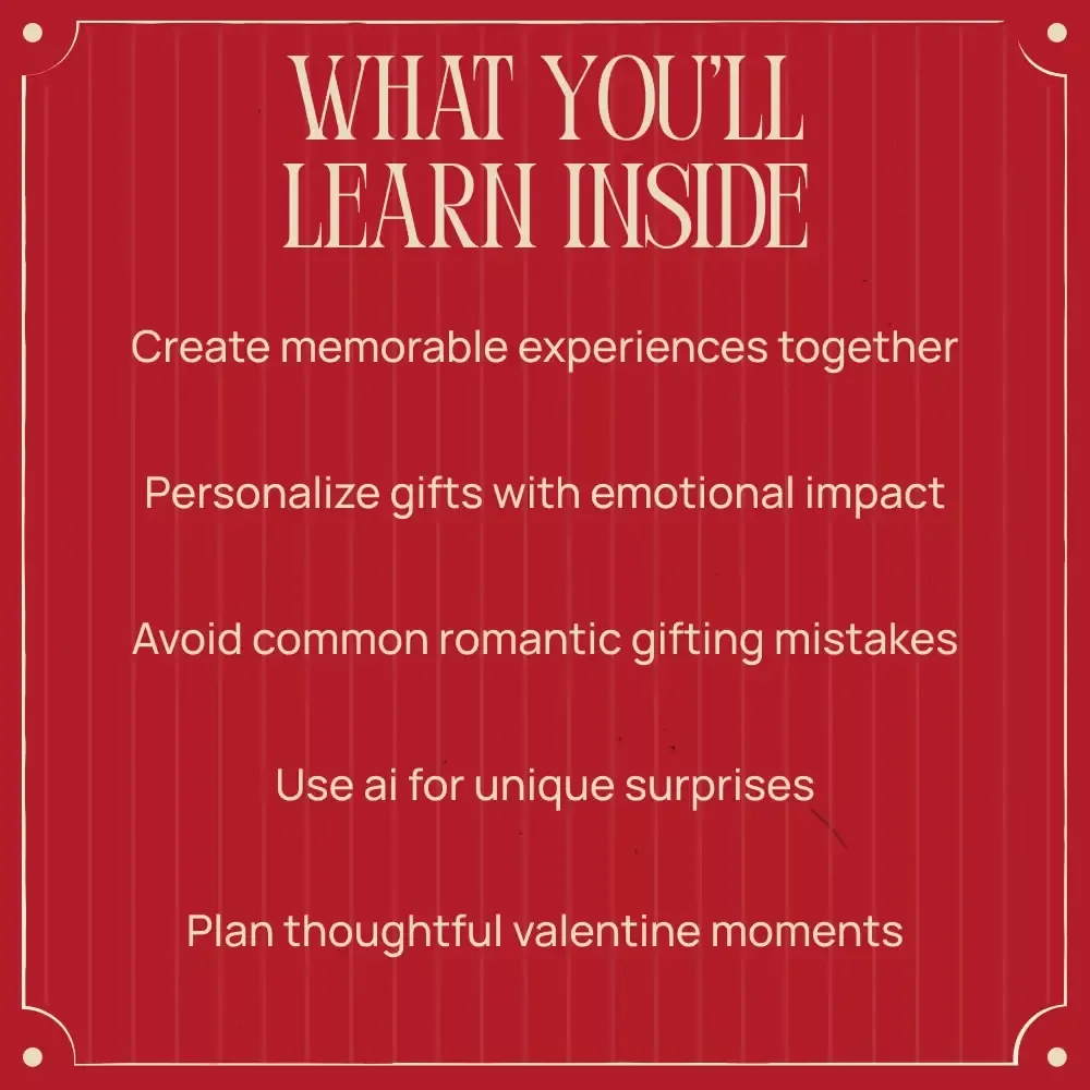 Beyond Roses and Chocolates: Creative Alternatives to Classic Valentine’s Gifts – Thoughtful, Modern Romance eBook for Unforgettable Experiences