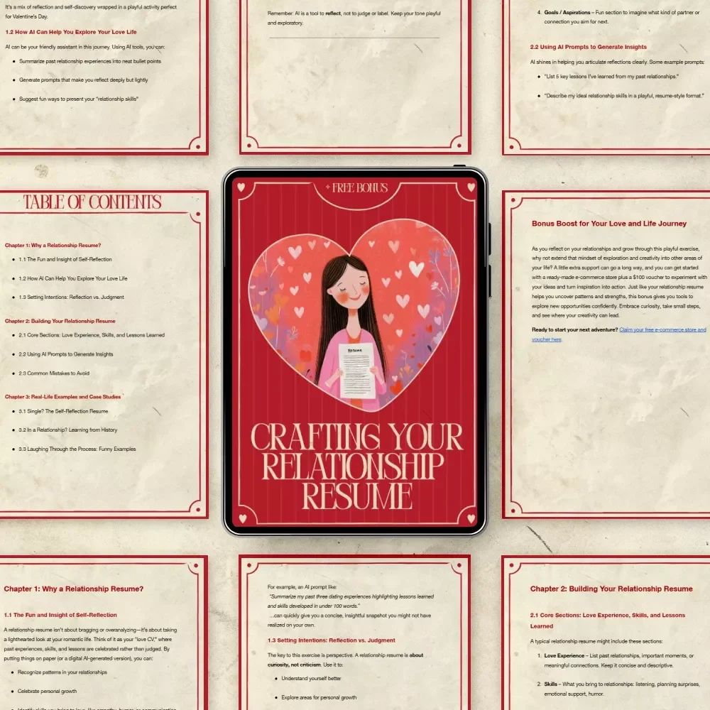 Crafting Your Relationship Resume – AI Guide to Design a 