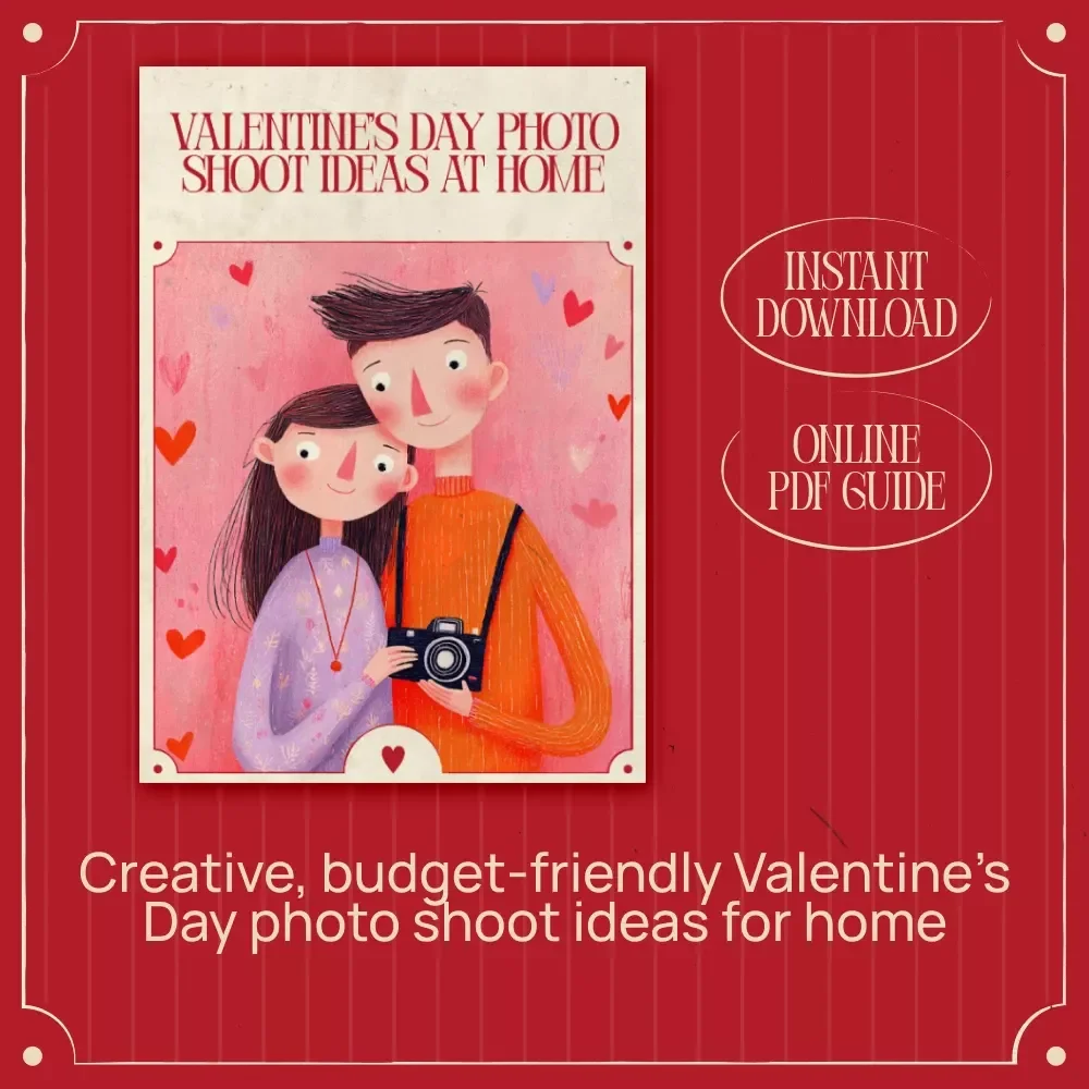 Valentine’s Day Photo Shoot Ideas at Home - Guide for Creative, Fun, & Romantic Photos