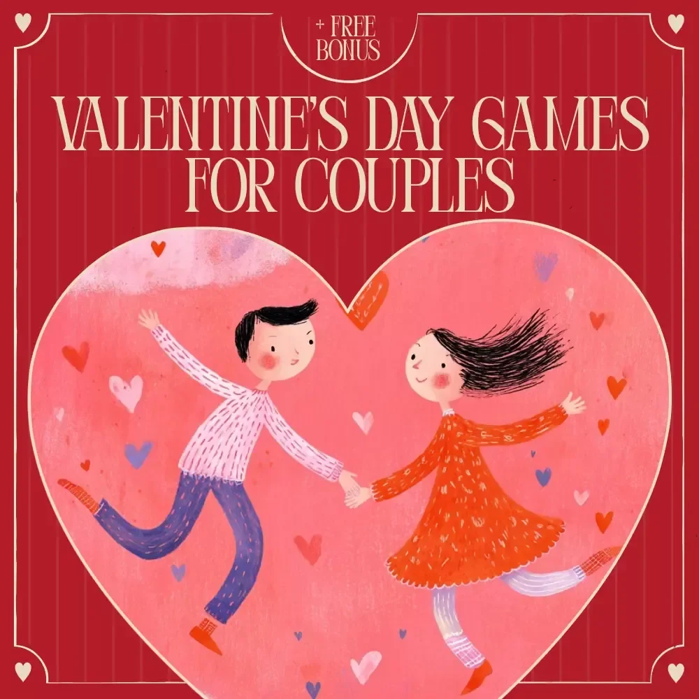 Valentine’s Day Games for Couples – Fun & Romantic Guide for At-Home Date Night | Valentine’s Day Games for Couples Digital Download