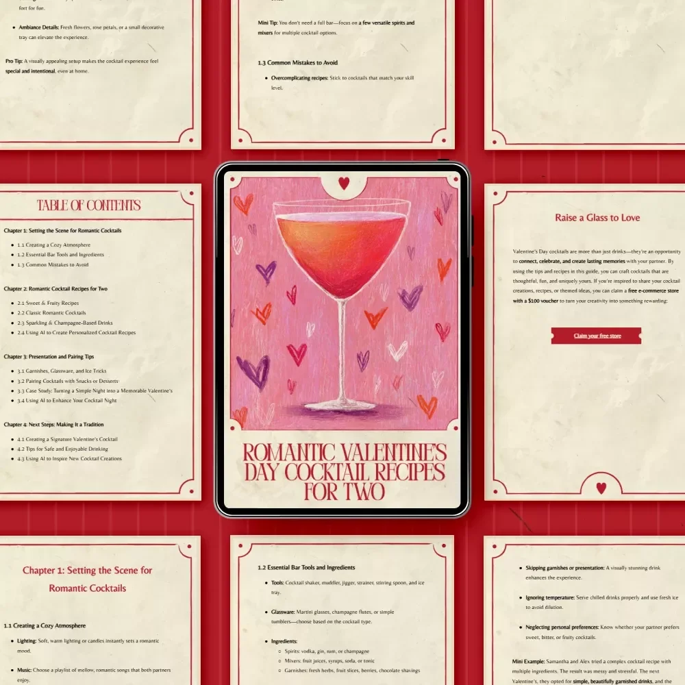 Romantic Valentine’s Day Cocktail Recipes for Two – Ultimate Guide with Valentine's Day Romantic Cocktail Recipes, Cozy Atmosphere Tips & Personalized AI Creations