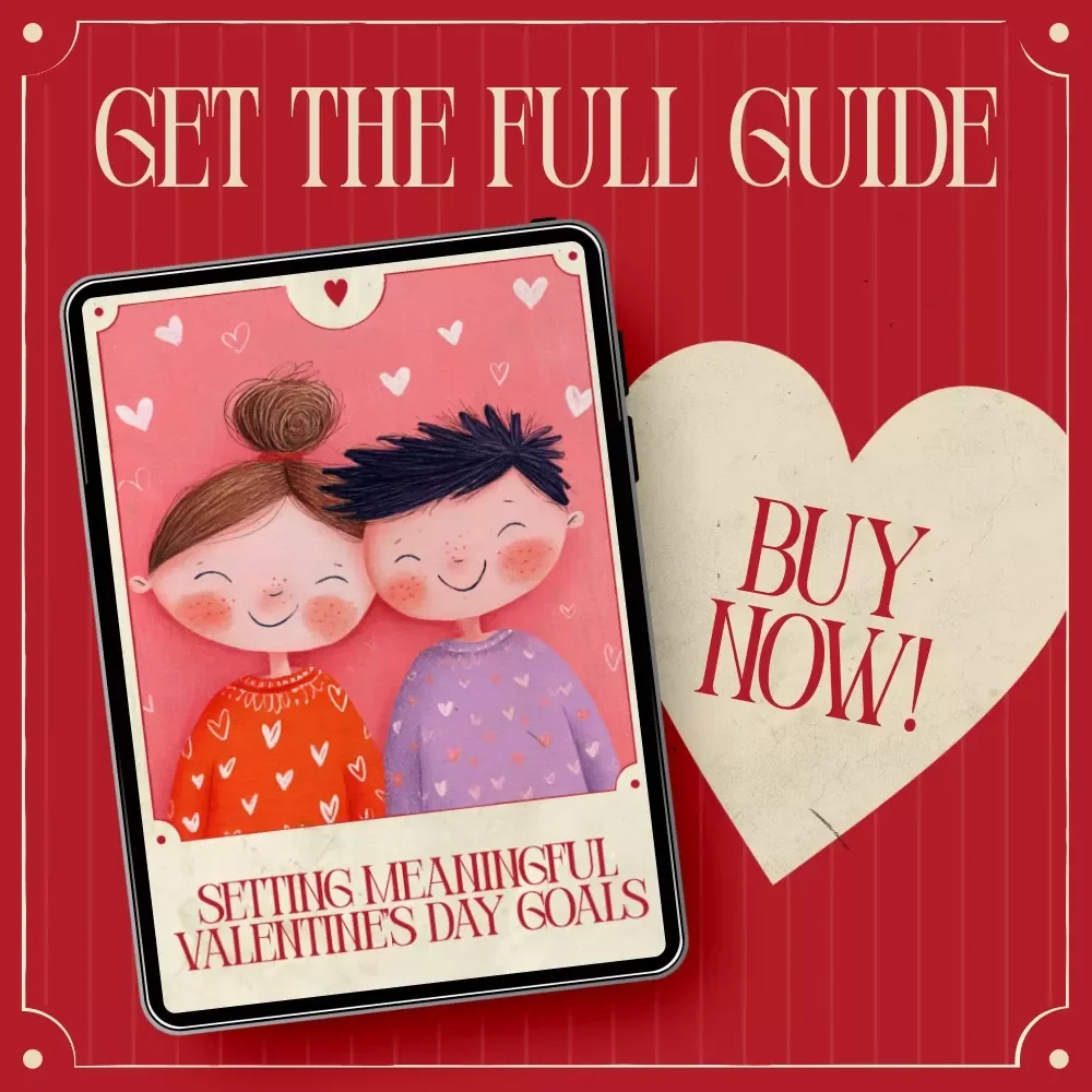 Setting Meaningful Valentine’s Day Goals | Relationship Planning Ebook | Valentine’s Day Goals for Your Relationship | Couples Reflection & Connection Guide