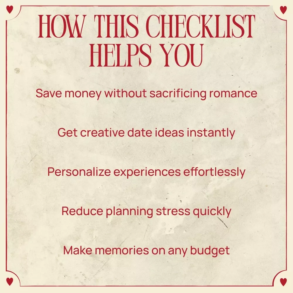 Checklist: Using AI to Plan a Surprise Date on a Very Limited Budget 💌 | Smart AI Date Planning Checklist | Affordable Romantic Date Guide