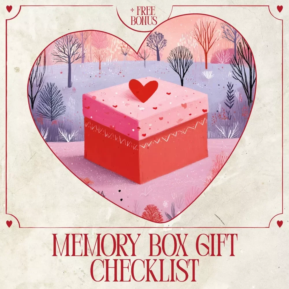 The Ultimate Memory Box Gift Checklist | Memory Box Gift Idea Printable | Thoughtful DIY Keepsake Guide | Instant Digital Download