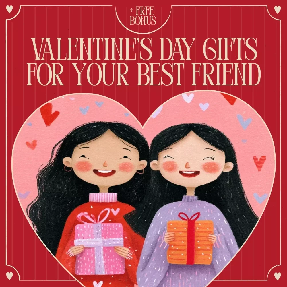 The Perfect Valentine’s Day Gift Checklist for Your Best Friend – Digital Download | Best Friend Gift Guide | Valentine’s Day Checklist Printable